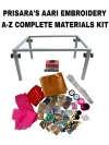 PRISARA'S Aari Embroidery box stand with complete materials kit