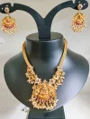 Short necklace with matching earrings for sale