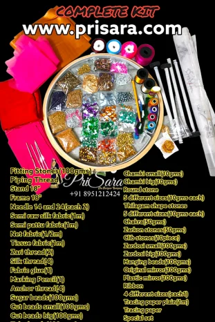 Aari Embroidery Marerials-Complete Kit