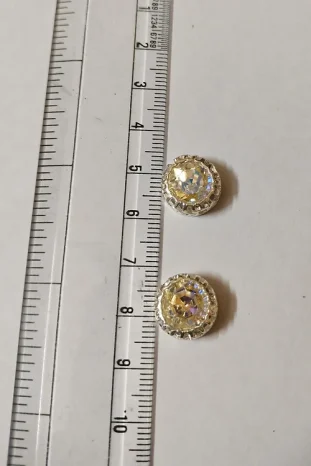 Round shape high quality clib stones