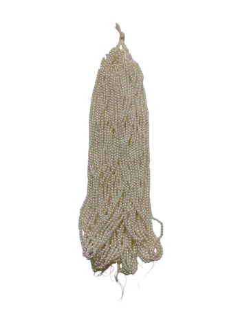 Half White Beads 4mm