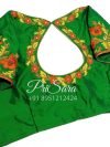 Green Designer Blouse