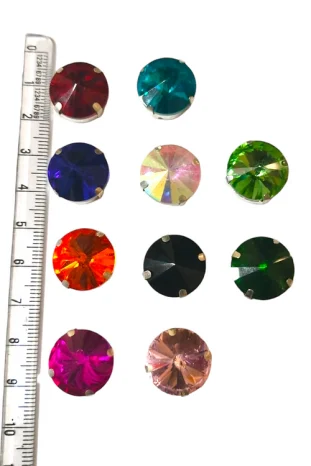 Round shape high quality clib stones