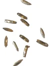 Long eye shape high quality clib stones gold colour