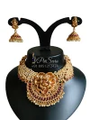 Ganesha choker with Jumka set for sale