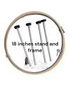 18 inches high quality embroidery stand and 18 inch frame combo