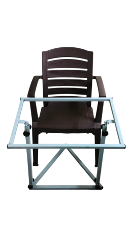 Adjustable No-Frame Rectangle Chair Box Stand for Embroidery & Painting