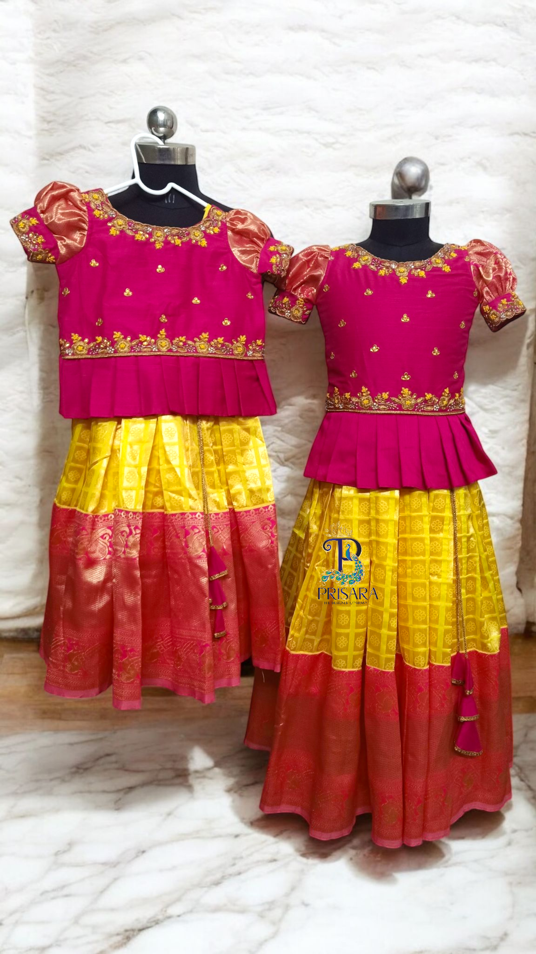 Turn Your Sentimental Sarees into Stunning Lehangas for Your Kids 💖