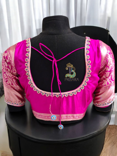 Professional Bridal Blouse Tracing Paper | Original Neck Measurement Tracing Design | Front Neck, Back Neck & Sleeve Pattern | Reusable Non-Tearable Tracing Paper - Image 2
